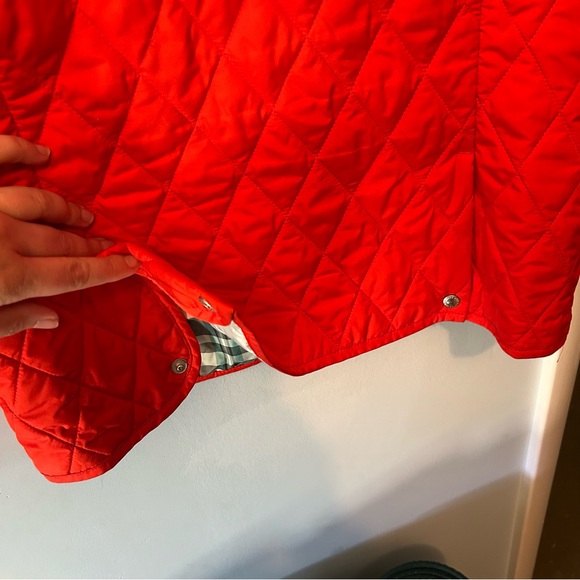 Land’s End orange jacket size M petite (10-12) - Picture 5 of 6